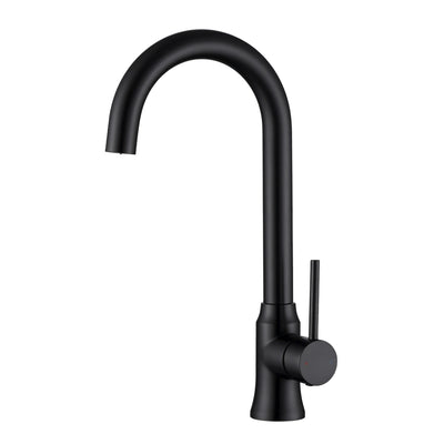 SUMERAIN Matte Black Bar Sink Faucet, Single Handle Single Hole