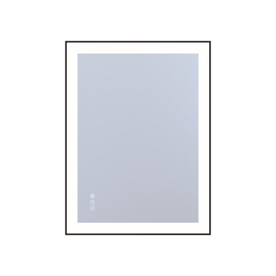 Sumerain LED Badkamerspiegel voor aan de Muur, 24 x 32 Inch Anti-Damp Verlichte Make-up Spiegel met Voor- en Achterverlichting, Traploos Dimmen, 3 Kleurtemperaturen, Geheugen, Gehard Glas