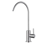 SUMERAIN Drinkwaterkraan voor Keuken Wastafel, Loodvrije SUS304 Roestvrij Staal Waterfilterkraan voor Omgekeerde Osmose of Waterfiltratiesysteem, Geborsteld Nikkel Afwerking
