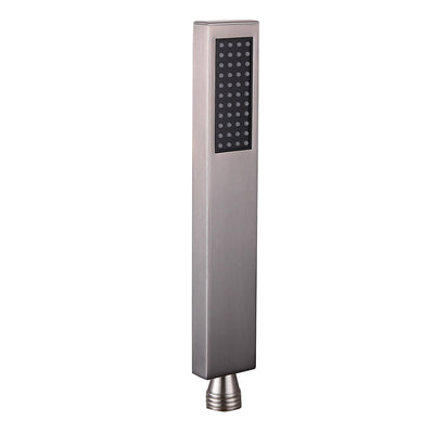 Messing handdouche, handdouchekop met geborstelde nikkelfinish