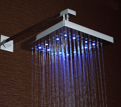 Sumerain S3073CL douchearm en LED douchekop