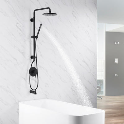 Sumerain Oil Rubbed Bronze Shower System for Retrofit and Remodel