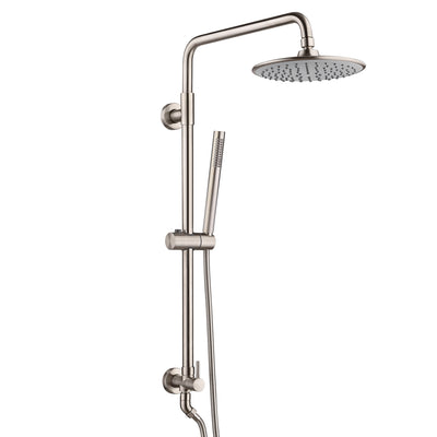 Sumerain geborsteld nikkel retrofit douchesystemen met 9 inch regendouchekop 2,5 GPM  